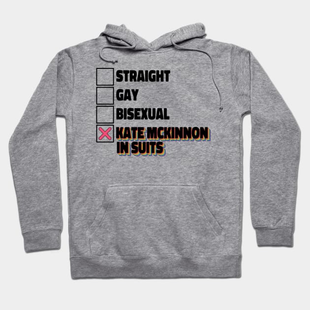 Kate McKinnon in Suits Hoodie by ColoredRatioDesign